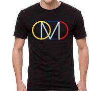 Orchestral Manoeuvres in The Dark Logo Men's Black T-Shirt Black XXL