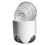 Orchid Pots with Holes - Dendrobium Decorative Double Layer Container, Deep Tray Design Planting Tool | Breathable Aeration Drainage Slotted Mesh Planter, Transparent Botanical Gardening For D