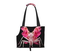 Orchid Praying Mantis - Bolso de hombro para mascotas con estampado de orquídea para salir, bolsa de hombro de doble propósito para perros pequeños y gatos