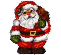 Orchidea - Kit de cojín de gancho de pestillo - Papá Noel - Lienzo impreso - 4.5 unidades - para adultos - 4095