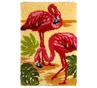 Orchidea - Kit de ganchos, diseño de flamenco, surtido, 50 x 74,5 cm