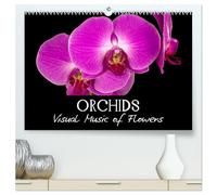 Orchids (High Quality Premium Wall Calendar 2026 DIN A2 landscape),CALVENDO 12 Month Wall Calendar: Visual Music of Flowers