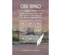 Ord Bingo - Swedish version: The Write-in Vocabulary Game. Perfect for Family Nights, Classrooms, and Parties! Challenge your friends, expand your vocabulary, and have fun!