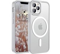 ORDA Funda magnética para iPhone 11 Pro compatible con MagSafe, para iPhone 11 Pro, funda translúcida mate, delgada, de grado militar, a prueba de caídas, cubierta protectora rígida 5.8-transparente