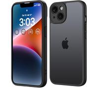 ORDA Funda para iPhone 14 Plus de 6,7 pulgadas, protección completa de la cámara, resistente a los golpes, resistente a los arañazos, parte trasera translúcida, antihuellas mate para iPhone 14 Plus