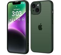 ORDA Funda para iPhone 14 Plus de 6,7 pulgadas, protección completa de la cámara, resistente a los golpes, resistente a los arañazos, parte trasera translúcida, antihuellas mate para iPhone 14 Plus