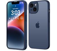 ORDA Funda para iPhone 14 Plus de 6,7 pulgadas, protección completa de la cámara, resistente a los golpes, resistente a los arañazos, parte trasera translúcida, antihuellas mate para iPhone 14 Plus