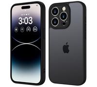 ORDA Funda para iPhone 14 Pro Max de 6,7 pulgadas, protección completa de la cámara, resistente a los golpes, resistente a los arañazos, parte trasera translúcida, antihuellas mate para iPhone 14 Pro