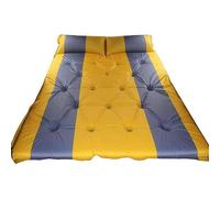 ORDALI colchón de Aire Inflable Coche para VW Passat T-Cross T-ROC Tiguan SUV,Colchón Hinchable Cama Inflable portátil Colchones de Aire Almohadilla para Dormir de Viaje,D-Yellow