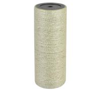 Ordellia Rascador para gatos de sisal natural beige con marco de aglomerado estable, columna de 20 cm de alto, columna de 8 cm y orificio interior de 8 mm para cuidado de las garras, escalada y ahorro