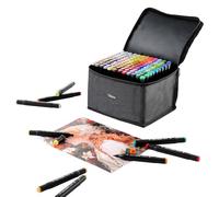 Ordeluxe 80/120/168 colores: Rotuladores permanentes de graffiti con doble punta, juego multicolor para niños, adultos, artistas, pintura, colorear y bocetos. (120 colores)