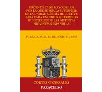 Orden de 27 de mayo de 1958 por la que se fija la superficie de la unidad mínima de cultivo para cada uno de los términos municipales de las distintas provincias españolas