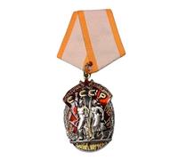 Orden de las Banderas Rojas Soviéticas Rusas Premio Insignia Insignia Insignia Pin Unisex Orden de las Banderas Rojas, talla única, como se describe