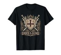 Orden del Rey Caballero Cruzado Medieval Camiseta
