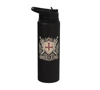 Orden Del Rey Caballero Cruzado Medieval Stainless Steel Insulated Water Bottle