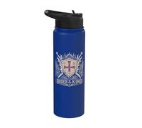 Orden Del Rey Caballero Cruzado Medieval Stainless Steel Insulated Water Bottle