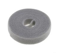 Ordena tu espacio de trabajo con este práctico material de mezcla de nailon utilizado para gestionar todo tipo de cableado (gris)