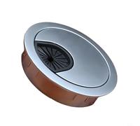 Ordena tu espacio de trabajo con un elegante ojal de escritorio diseñado para organizar cables (cromo perla de 60 mm)