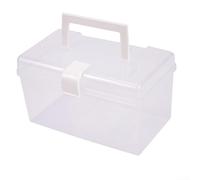 Ordena tu espacio Práctica caja de almacenamiento de gran capacidad equipada con un práctico asa de transporte (L)