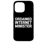 Ordenado Ministro de Internet Clero Meme Ministro de Matrimonio Carcasa para iPhone 14 Pro MAX