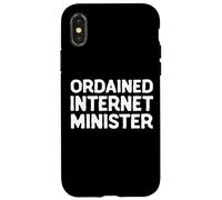 Ordenado Ministro de Internet Clero Meme Ministro de Matrimonio Carcasa para iPhone X/XS