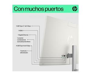 Ordenador all in one hp 24 - cr0159ns i3 - 1315u - 8gb - ssd 512gb - 23.8 pulgadas - freedos