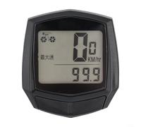 Ordenador de bicicleta con cable con pantalla retroiluminada, 14 funciones, velocímetro digital, odómetro IPX5 impermeable con modo de suspensión automática para bicicleta de montaña de carretera