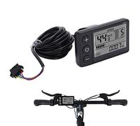 Ordenador de Bicicleta S866, Medidor LCD de Pantalla de Bicicleta Eléctrica, Panel de Control de Scooter Eléctrico de 24 V 36 V 48 V con Enchufe SM, Odómetro de Velocímetro de Bicicleta, para Manillar