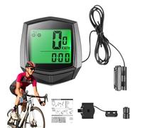 Ordenador de ciclismo, ordenador de bicicleta de alambre, impermeable, rastreador de velocidad de ciclismo, contador de kilómetros, ordenador, accesorios de bicicleta, función multifunción y despertar