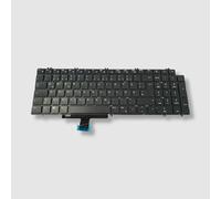Ordenador de oficina24 teclado compatible con Dell Precision 3560/3561/3570 DE QWERTZ iluminado