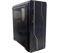 Ordenador de sobremesa sobremesa sobremesa Gaming Similek Intel Core i7 3770 Quad Core hasta 3,9 GHz refrigerado con líquido RGB FPS Similtek (HDD 3TB - SSD 240 GB - RAM 16 GB) (Red)