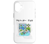 Ordenador Grass Fun UI UX Designer Retro Fish Frutiger Aero Carcasa para iPhone 16 Plus
