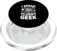 Ordenador "Hablo Geek Fluent" Estilo Nerd PopSockets PopGrip para MagSafe