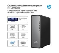 Ordenador hp omnidesk slim s03 - 0017ns i5 - 14400 - 16gb - ssd 512gb - w11 - plata meteoro
