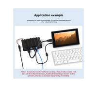 Ordenador Industrial para Raspberry Pi CM5 2xRS485+2xRS232 Doble USB3.2 con Puerto RJ45 Compatible con Comunicación 4G/5G Enchufe Británico