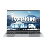 Ordenador portátil, 15.6 pulgadas Lap Top PC 2025, Win 11 Pro, 8 GB RAM 256 GB SSD, procesador N4000, pantalla FHD 1920 x 1080P, WIFI5, BT4.2, delgada y ligera, batería de 5000 mAh, HDMI, para