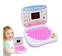 Ordenador portátil educativo para - Juguete de aprendizaje preescolar con sonidos, música y juegos interactivos | Computadora de juguete ideal para despertar, educación temprana y desarrollo