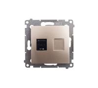 Ordenador RJ45 Single Dose Cat.6 con Simon 54 D61.01/44
