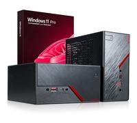 Greed® Nano Plus - High End Mini PC con AMD Ryzen 5 4600G - Ordenador Multimedia Silencioso + Micro - Ordenador para Oficina con 4.2 GHz - 16 GB RAM DDR4-512 GB SSD - USB 3.2 + Win 11 Pro