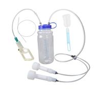 Ordeñadora de cabra de mano, bombas de vacío ligeras para ordeñadora de ganado de ovejas y cabras pequeñas para granja pequeña y recolección de leche, máquina de ordeño manual