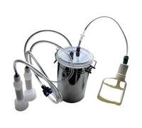 Ordeñadora manual de 2L con bomba vacío acero inoxidable for ovejas y vacas para ovejas, cabras y vacas
