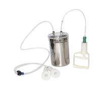 Ordeñadora manual for vacas y ovejas, bomba de vacío 2 l, for uso doméstico, exterior e interior para ovejas, cabras y vacas