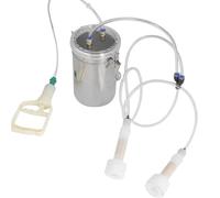 Ordeñadora manual pequeña for ovejas con succión de leche, fácil usar, acero inoxidable, 2 l para ovejas, cabras y vacas