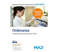Ordenanza de la Administración del Principado de Asturias. Temario y test Parte específica