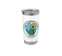 Order The Dirt Society Est Gardening Quot Regadera Humor Vaso térmico de acero inoxidable de doble pared