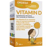 Ordesa Vitamin D | 10 ml | Complemento Alimenticio con Vitamina D en Gotas para el mantenimiento de Huesos y Dientes para Niños y Adultos