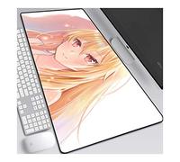 Ordinary Career Alfombrilla Raton Anime Gaming Mouse Pad XXL 900x400x3 mm,Impermeable con 3mm Base de Goma Antideslizante,Special-Textured Superficie para Ordenador, PC y Laptop, E