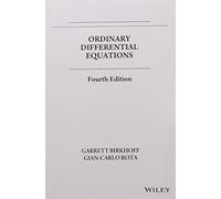 Ordinary Differential Equations