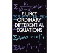 Ordinary Differential Equations (Dover Books on MaTHEMA 1.4tics)