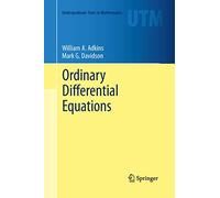 Ordinary Differential Equations (Undergraduate Texts in Mathematics)
